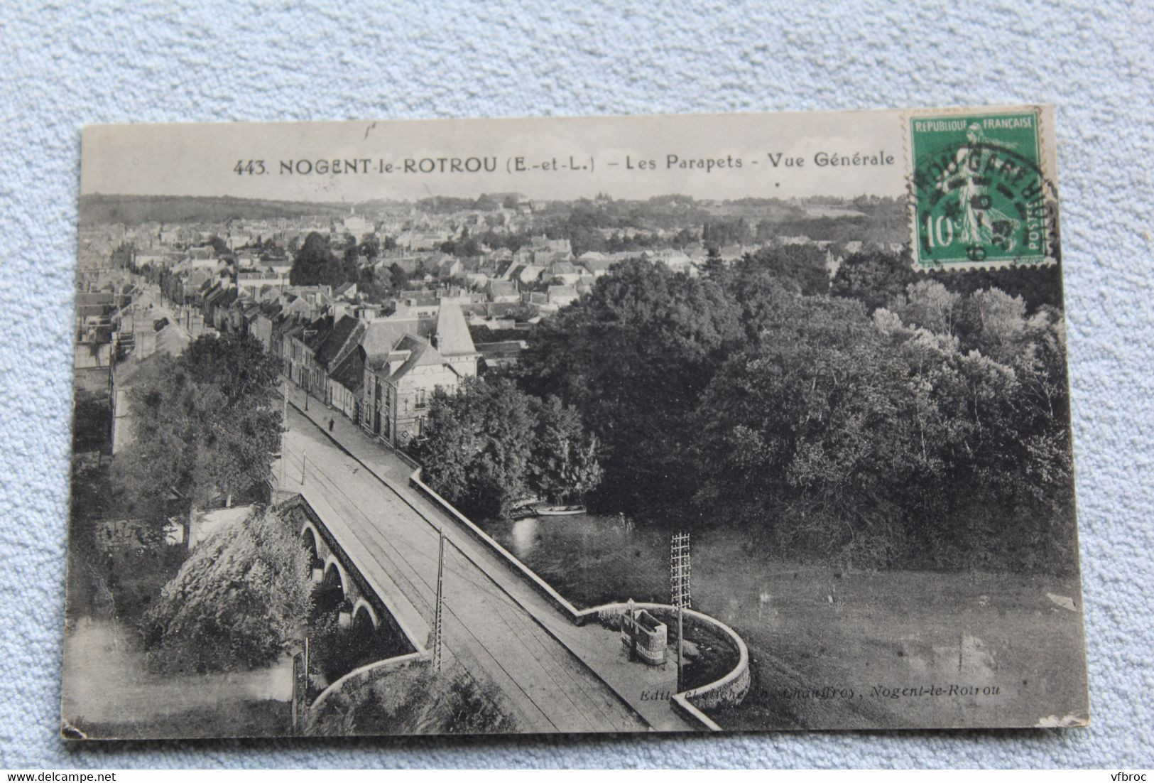 Nogent le Rotrou, les Parapets, vue générale, Eure et Loir 28