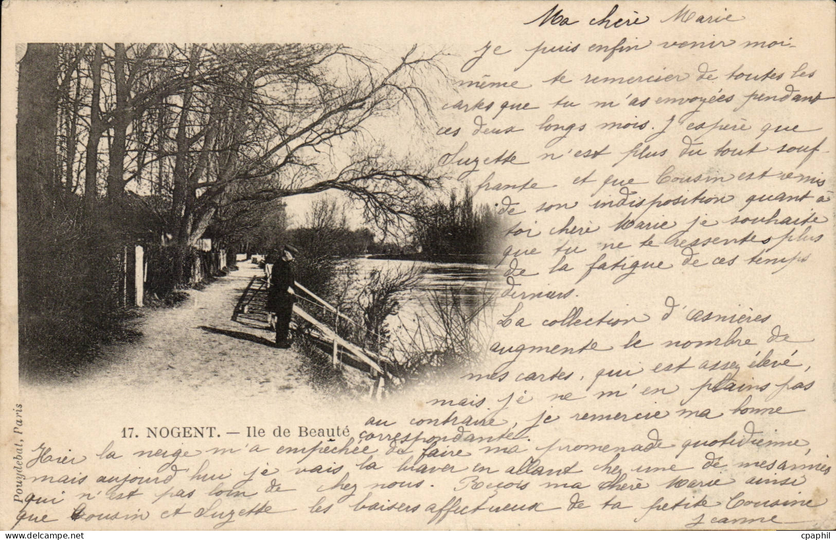 Nogent sur Marne CPA Ile de beaute (pecheur)