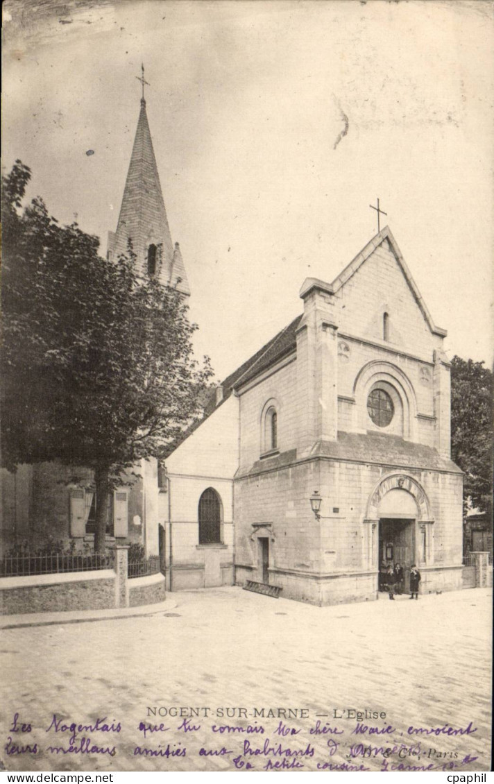 Nogent sur Marne CPA L'eglise