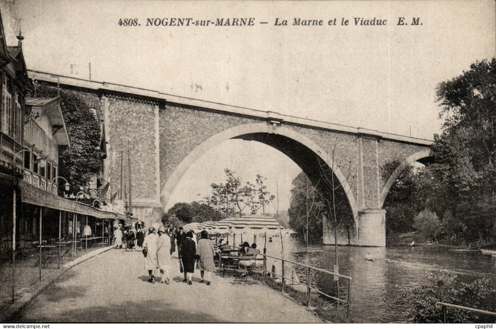 Nogent sur Marne CPA La marne et le viaduc