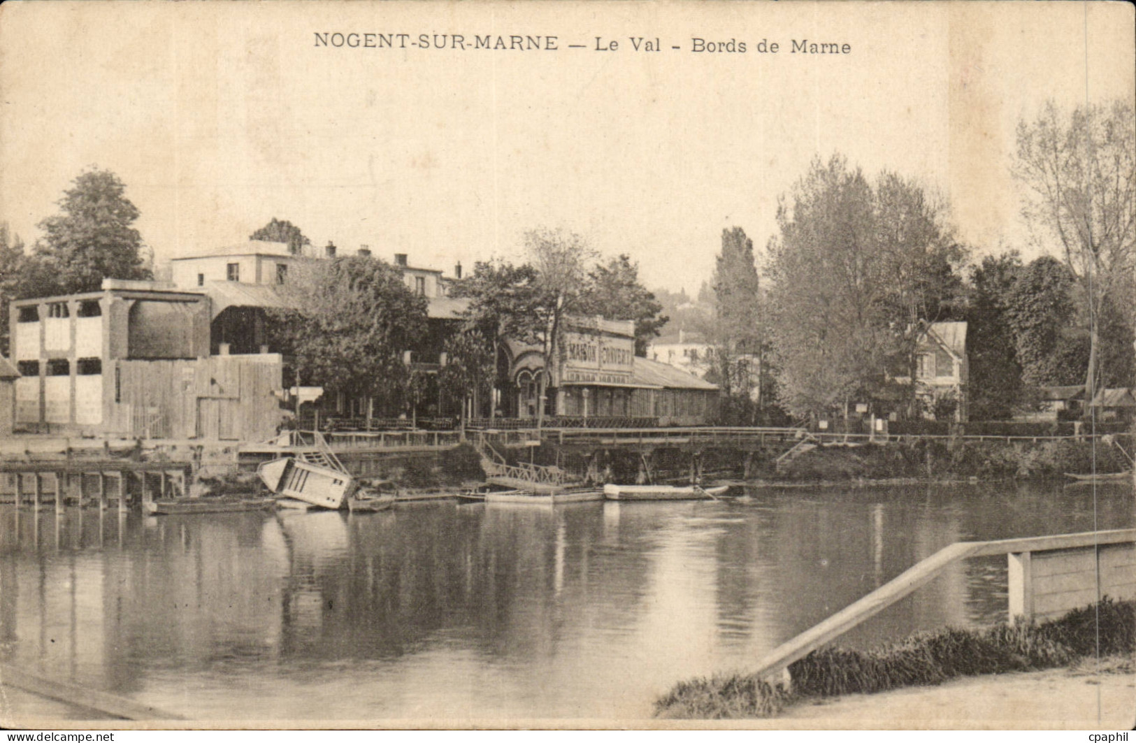 Nogent sur Marne CPA Le Val Bords de Marne