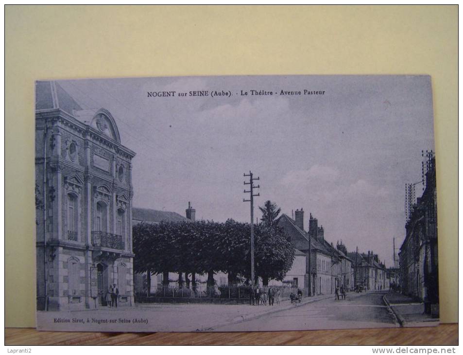 NOGENT-SUR-SEINE (AUBE) LE THEATRE. AVENUE PASTEUR