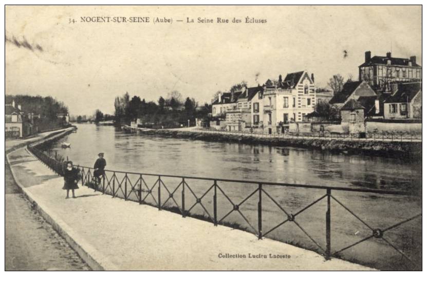 NOGENT SUR SEINE ..... LA SEINE RUE DES ECLUSES