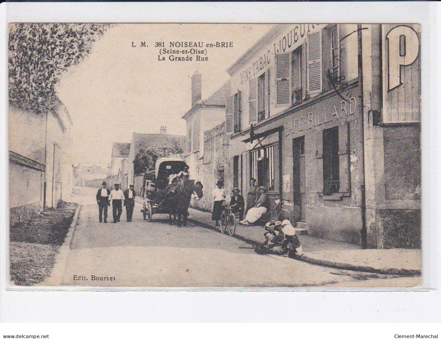 NOISEAU-en-BRIE: la grande rue - état