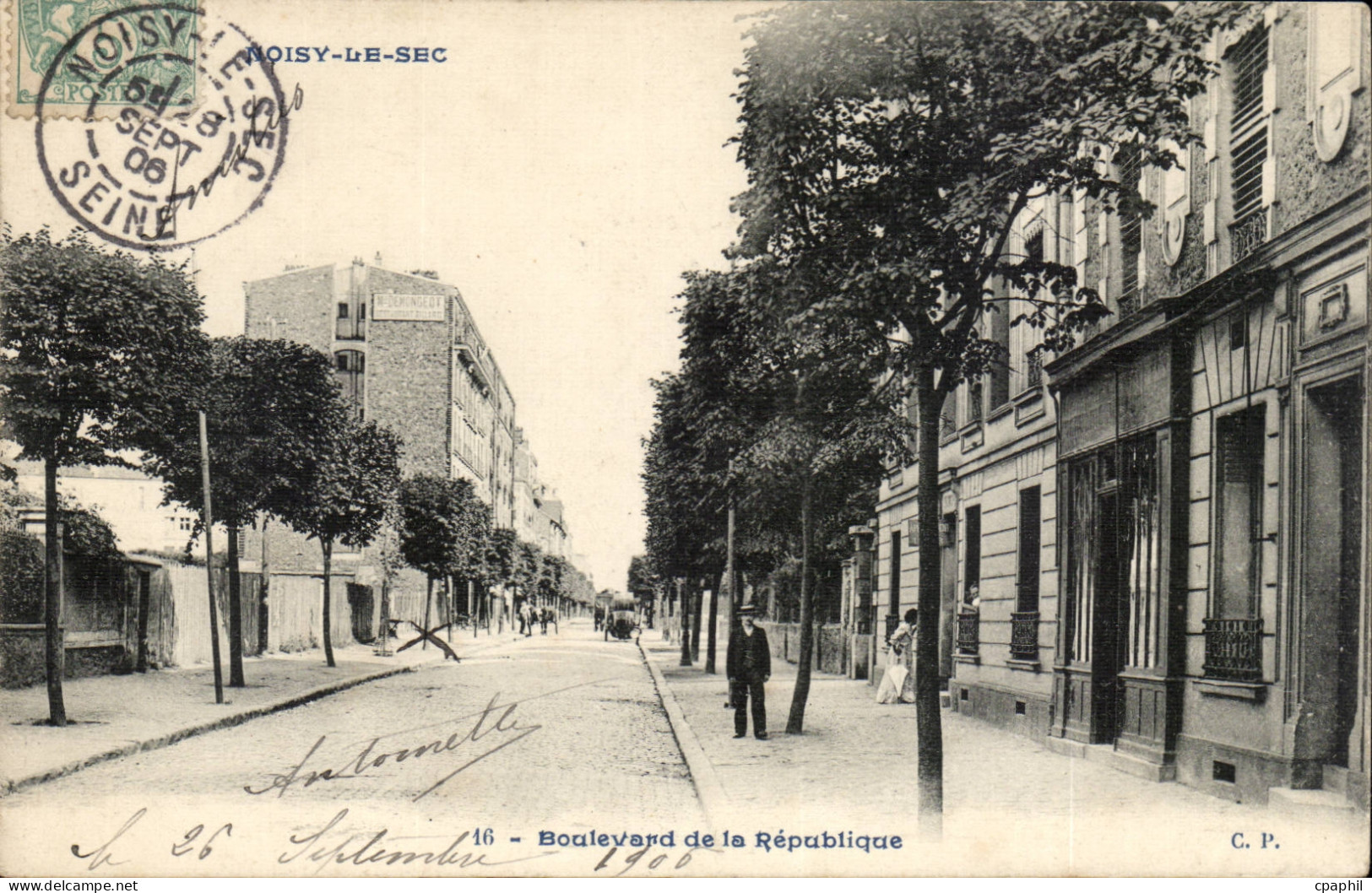 Noisy le Sec CPA Boulevard de la Republique