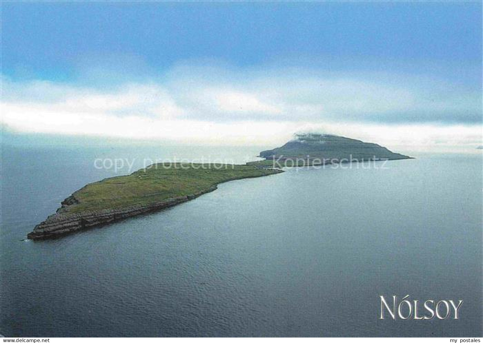 Nolsoy Faeroeer Islands Fliegeraufnahme