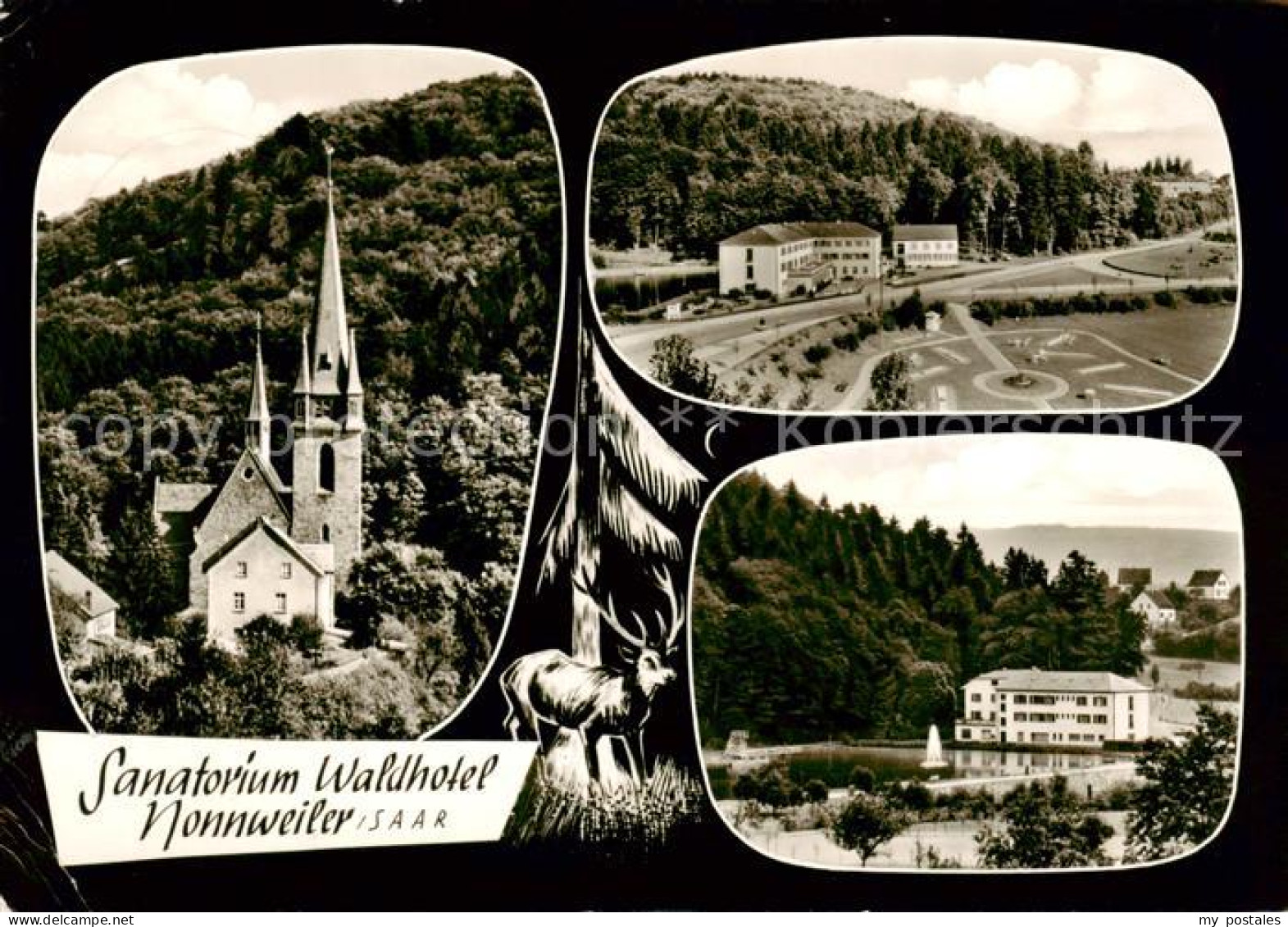 Nonnweiler Kirche Sanatorium Waldhotel