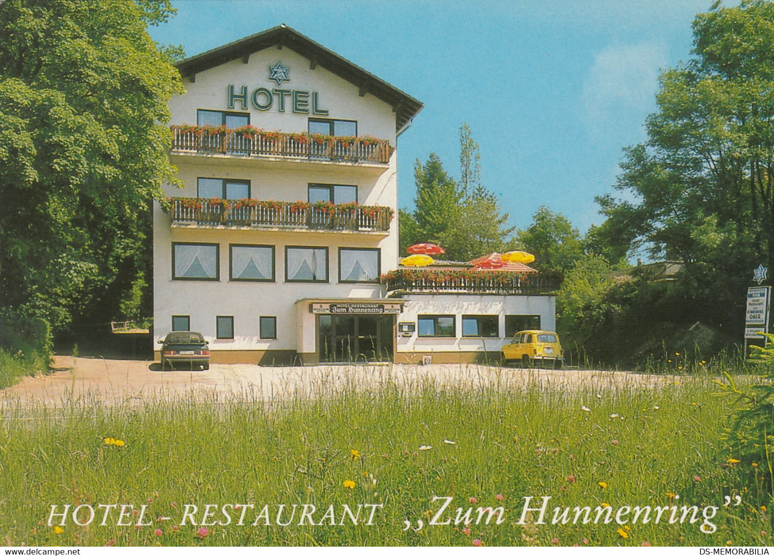 Nonnweiler Otzenhausen - Cafe Hotel Restaurant "Zum Hunnenring" Renault 4