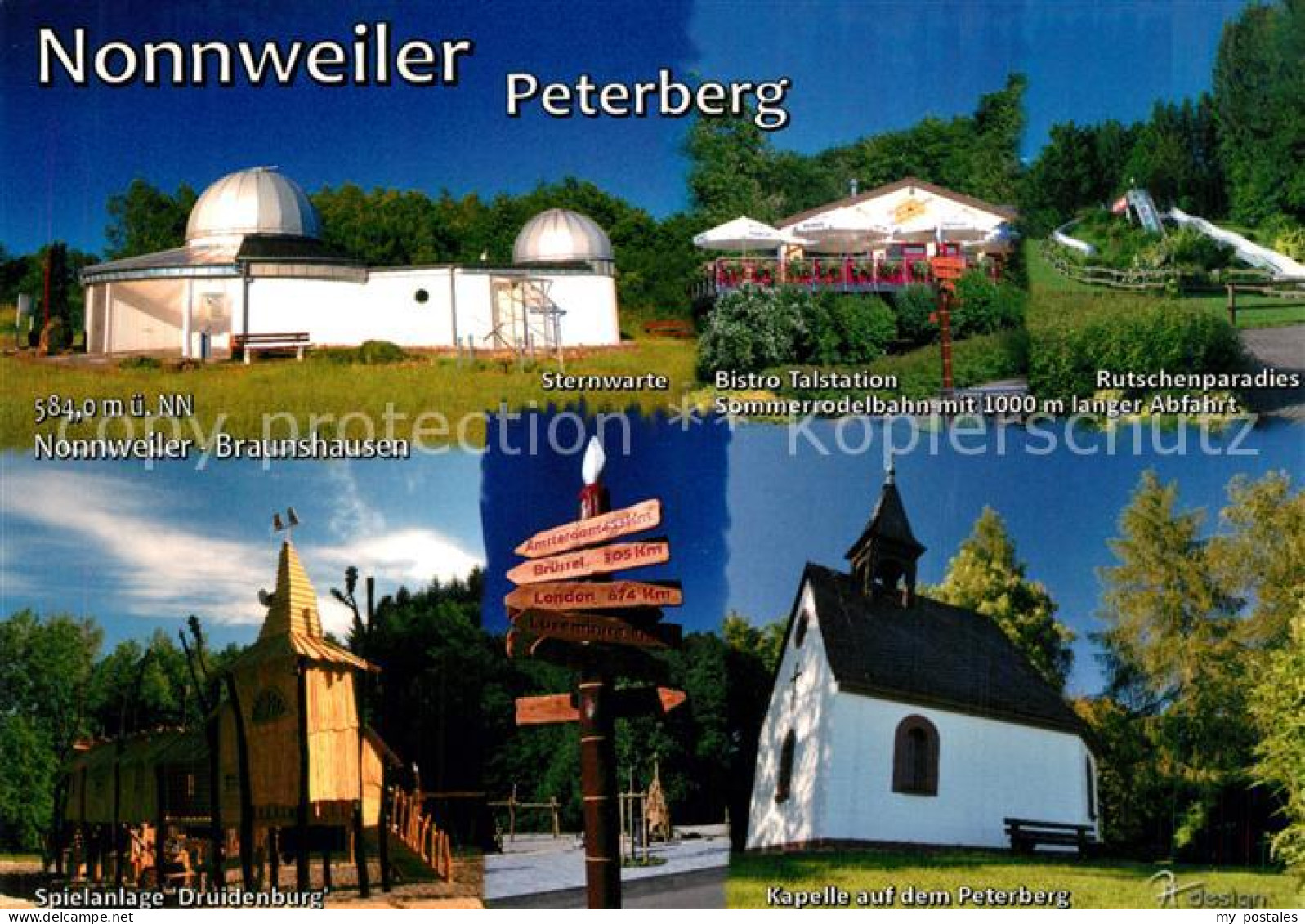 Nonnweiler Peterberg Braunshausen Sternwarte Kapelle