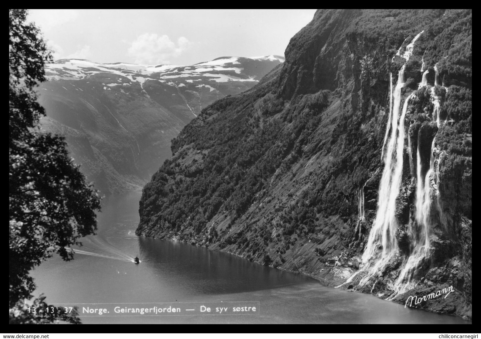 Noorwegen - Norway - Norge - Nordfjord - Geirangerfjorden - De syv sostre - Edit. NORMANNS