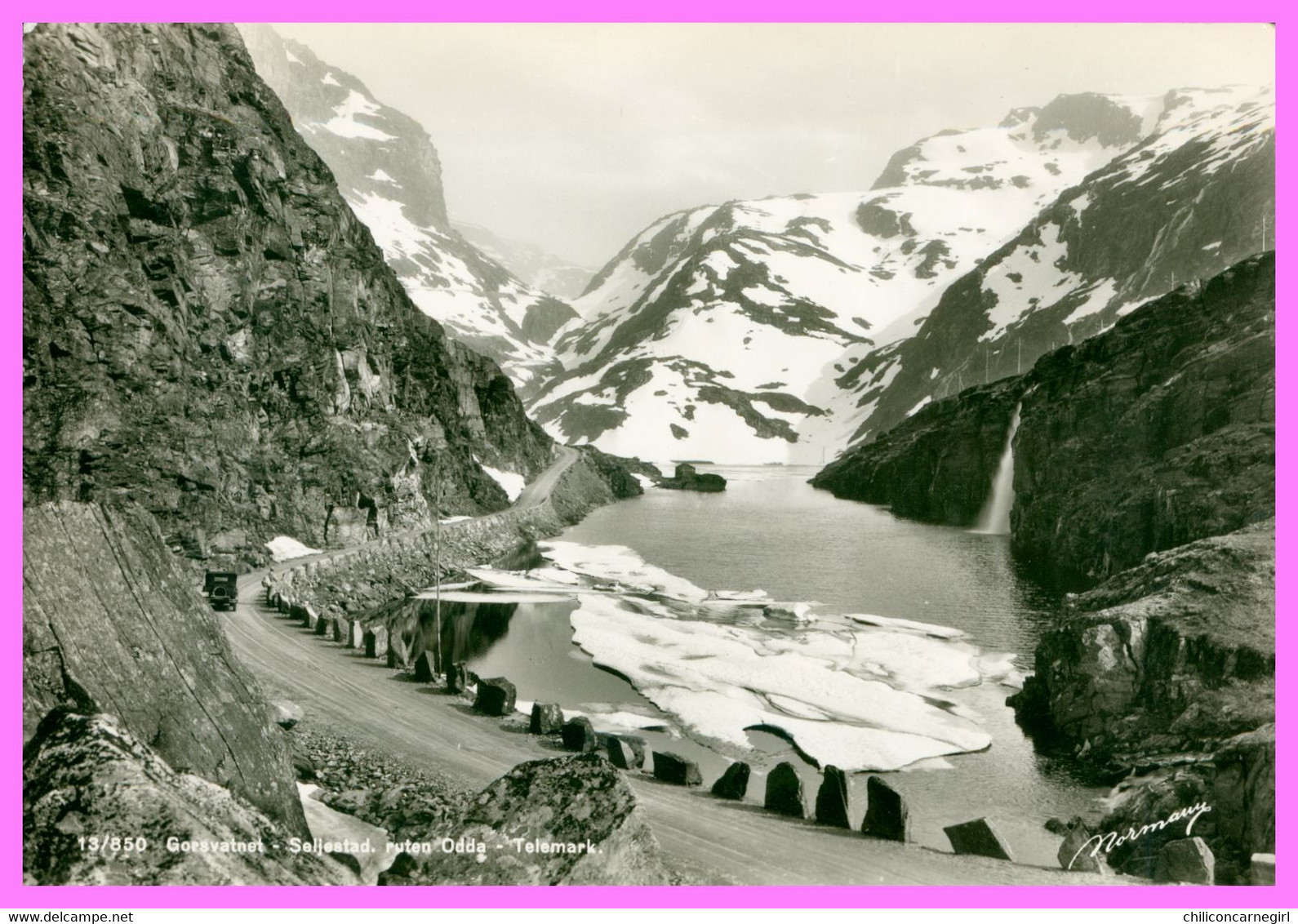 Noorwegen - Norway - Norge - Nordfjord - Gorsvatnet Seljestad ruten ODDA TELEMARK - Edit. NORMANNS