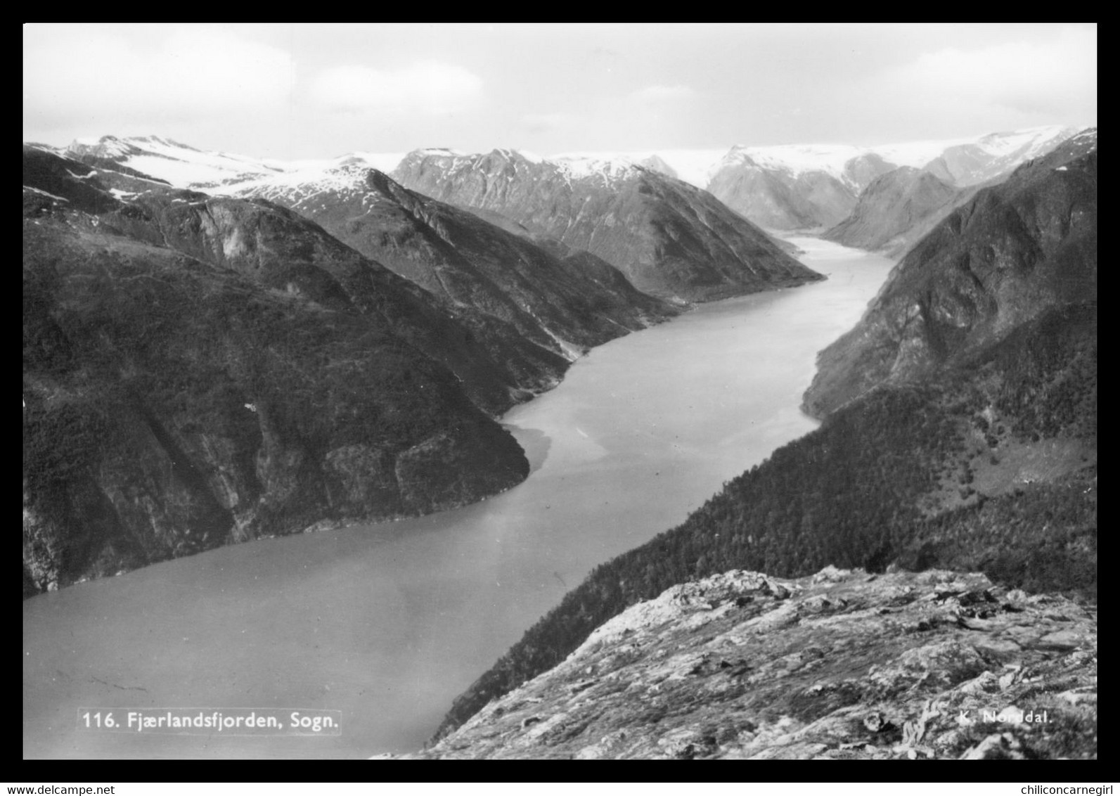 Noorwegen - Norway - Norge - Nordfjord - Sogn - Fjaerlandsfjorden - Edit. NORDDAL