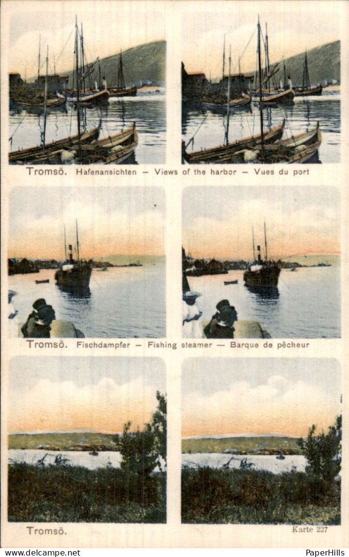 Noorwegen Norway - Tromsö - Hafenansichten