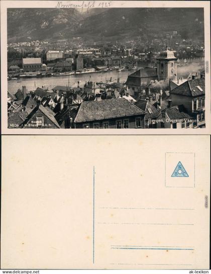Ansichtskarte Bergen Bergen Panorama 1925