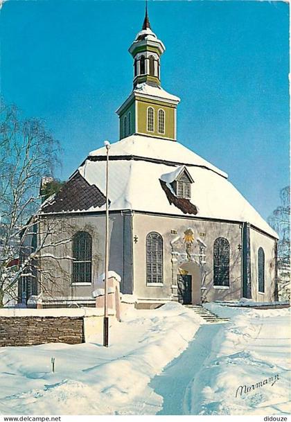Norvège - Sor-Fron kirke, Hundorp, Gudbrandsdalen - Sor-Fron church, Hundorp, Gudbrandsdal Valley - Hiver - Neige - Norg