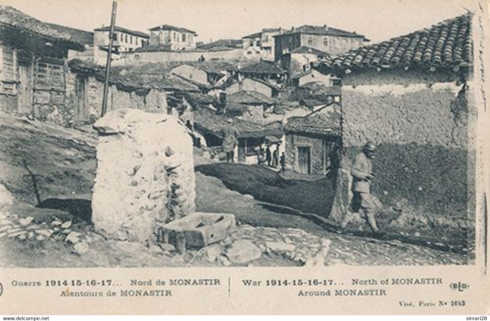 NORD DE MONASTIR - N° 1643 - GUERRE DE 1914-15-16-17 - ALENTOURS DE MONASTIR