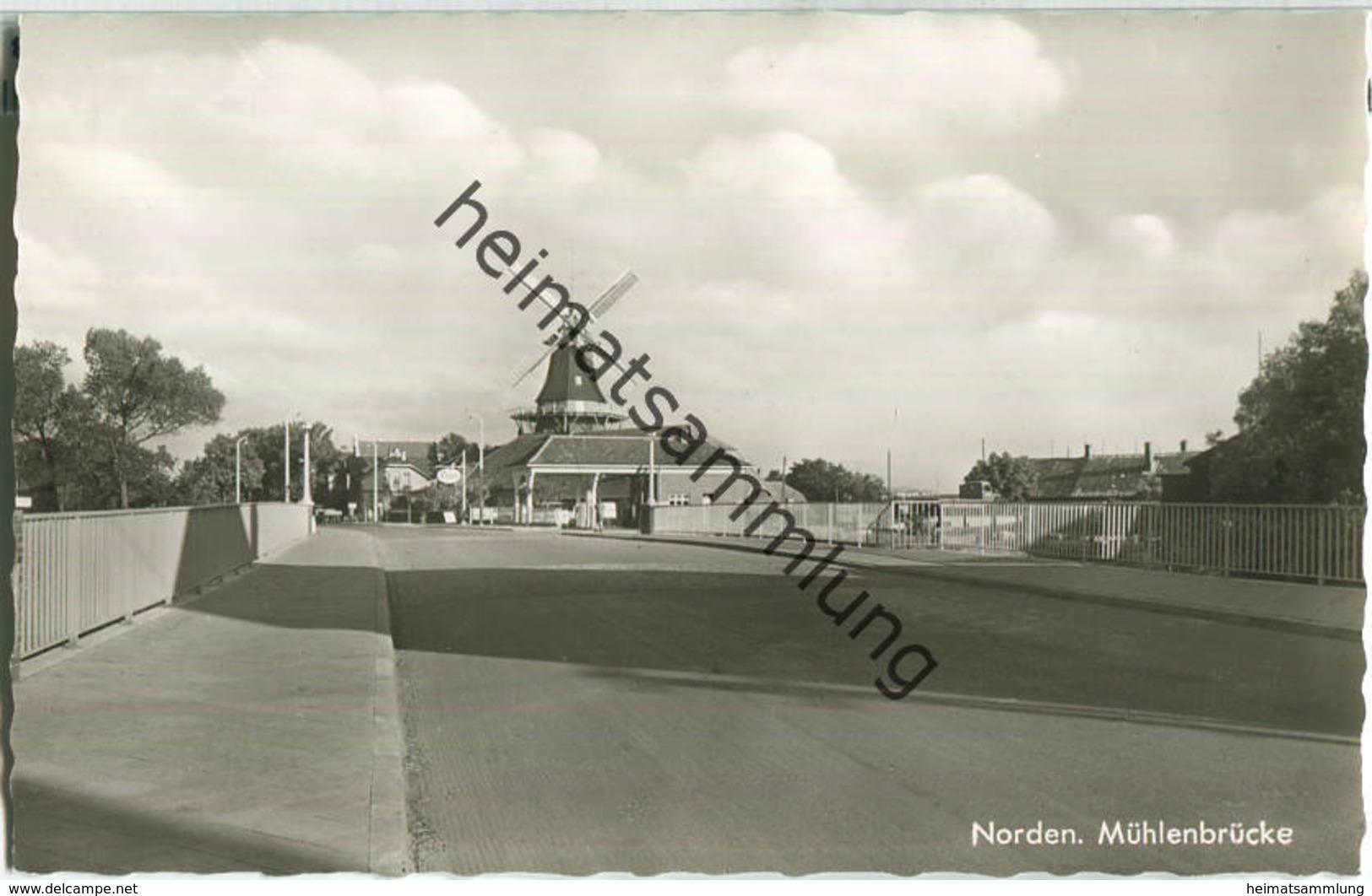 Norden - Mühlenbrücke - Foto-Ansichtskarte - Verlag Cramers Kunstanstalt Dortmund