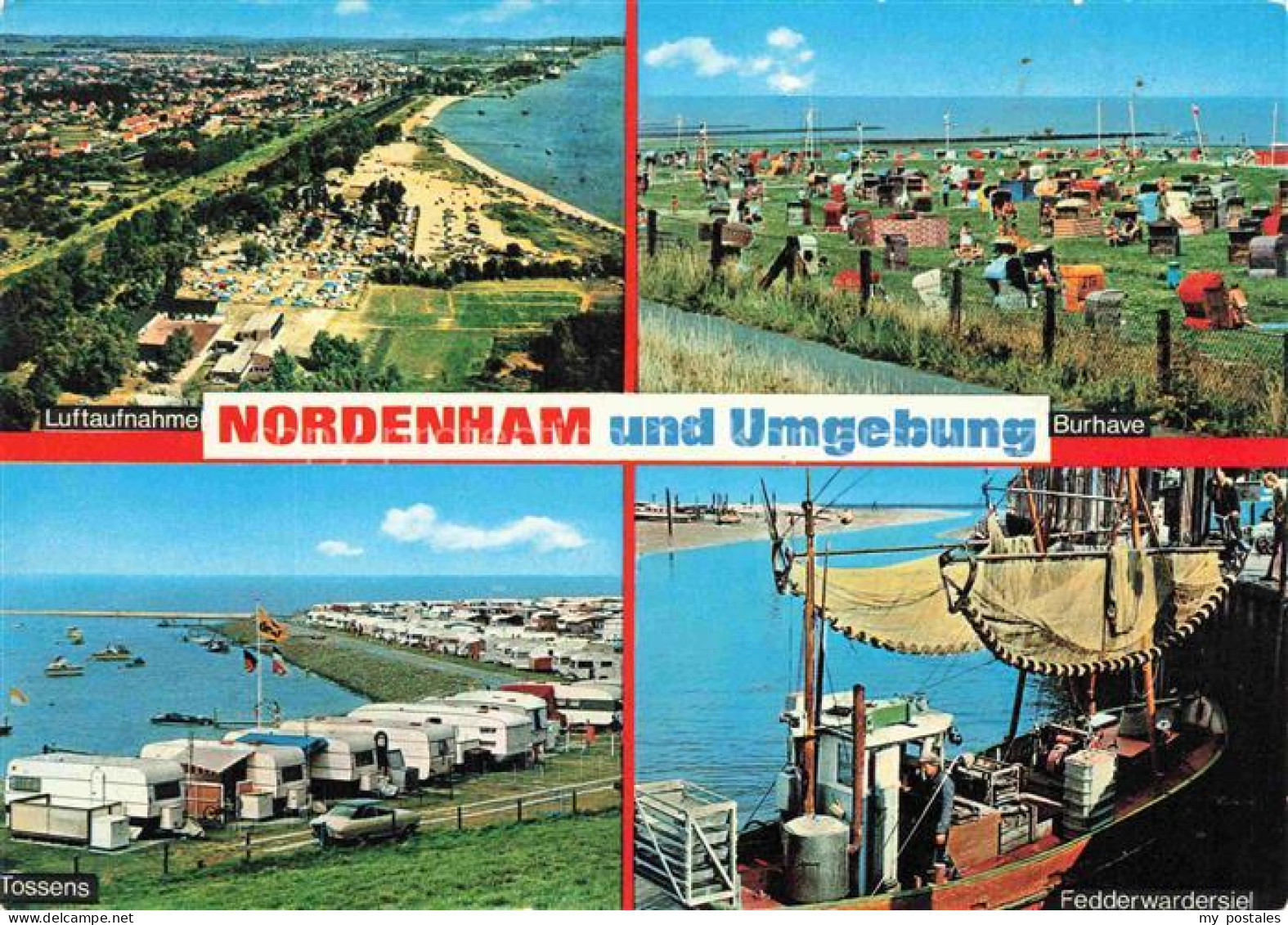 Nordenham Wesermarsch Niedersachsen Burhave Tossens Fedderwardersiel Luftaufnahm