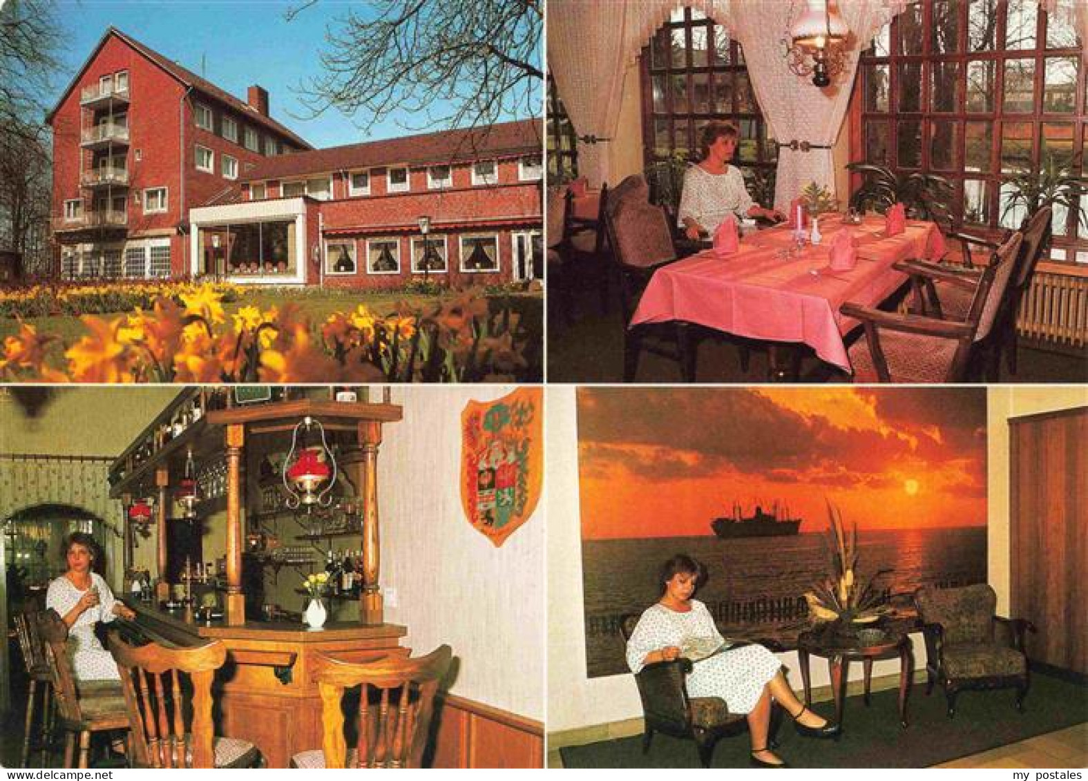 Nordenham Wesermarsch Niedersachsen Hotel Restaurant Friedeburg Gastraeume Bar