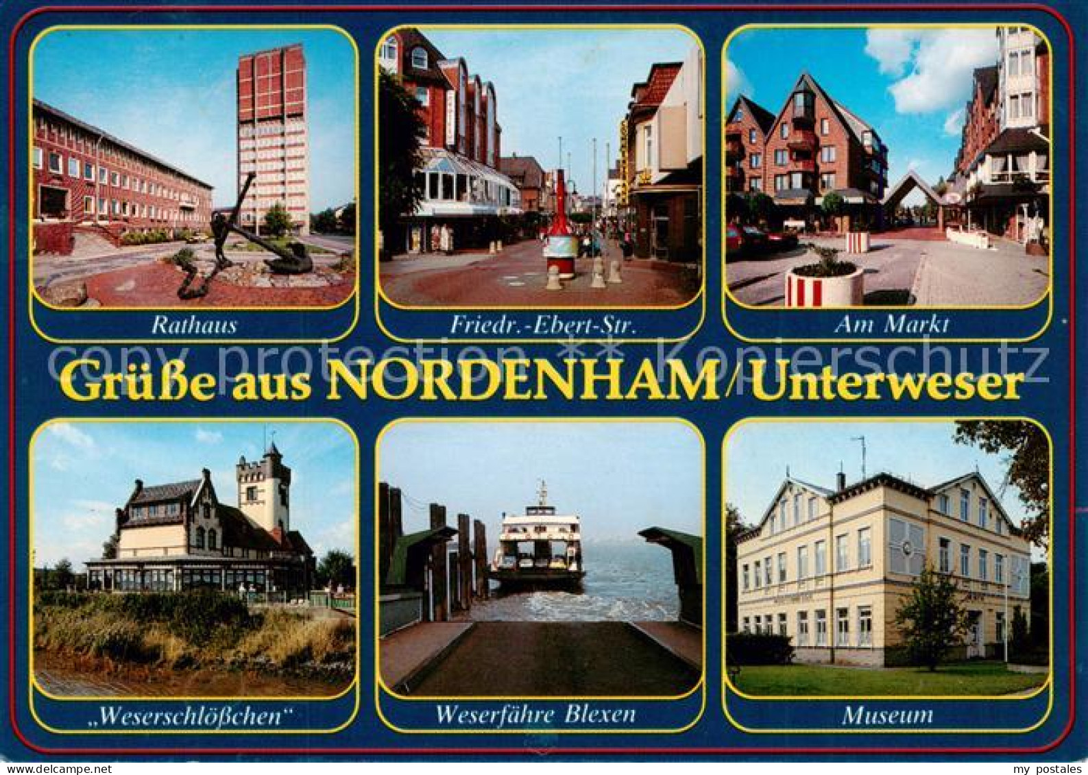 Nordenham Wesermarsch Niedersachsen Rathaus Friedr Ebert Str Am Markt Weserschlo
