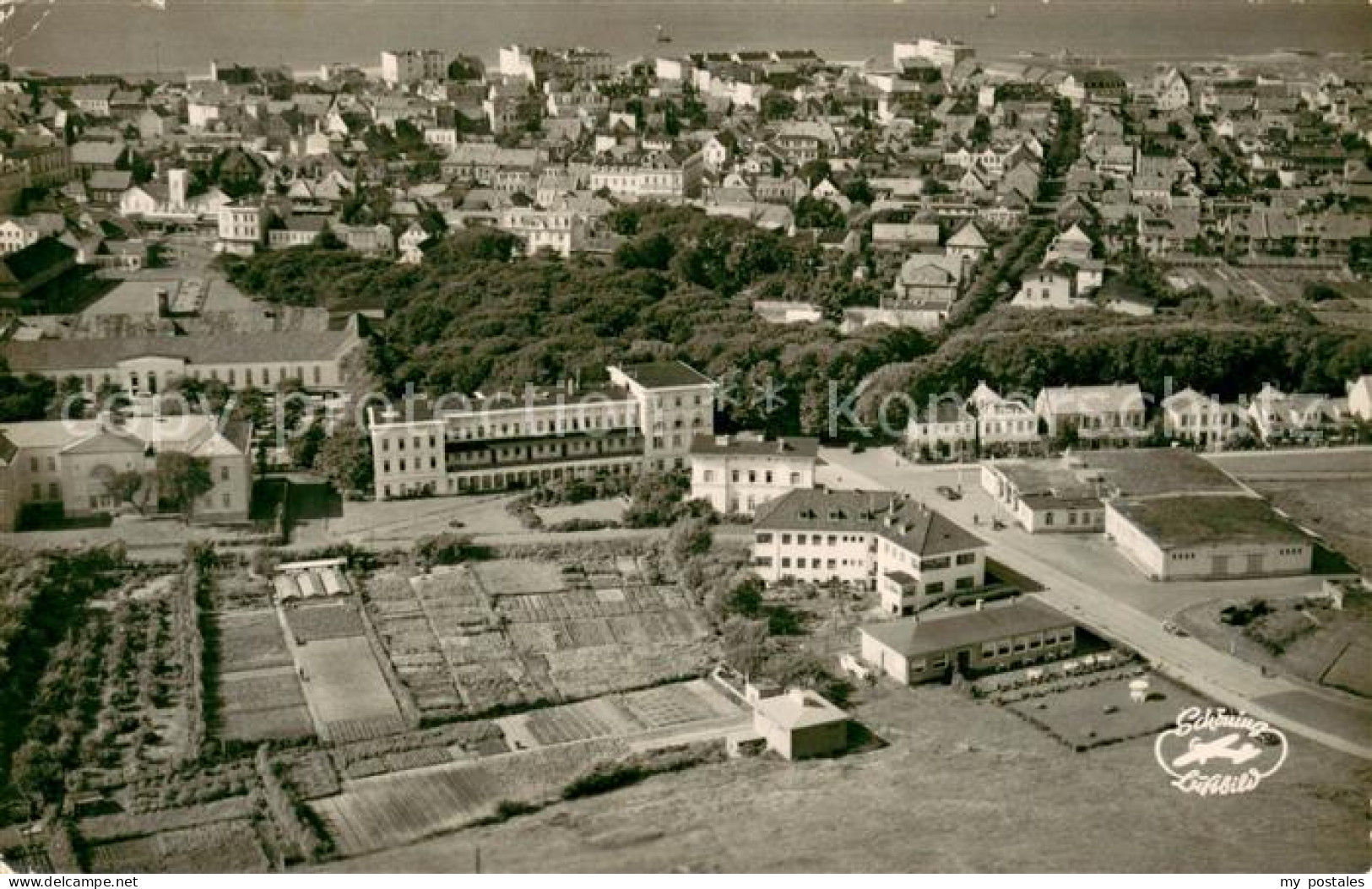 Norderney Nordseebad Fliegeraufnahme
