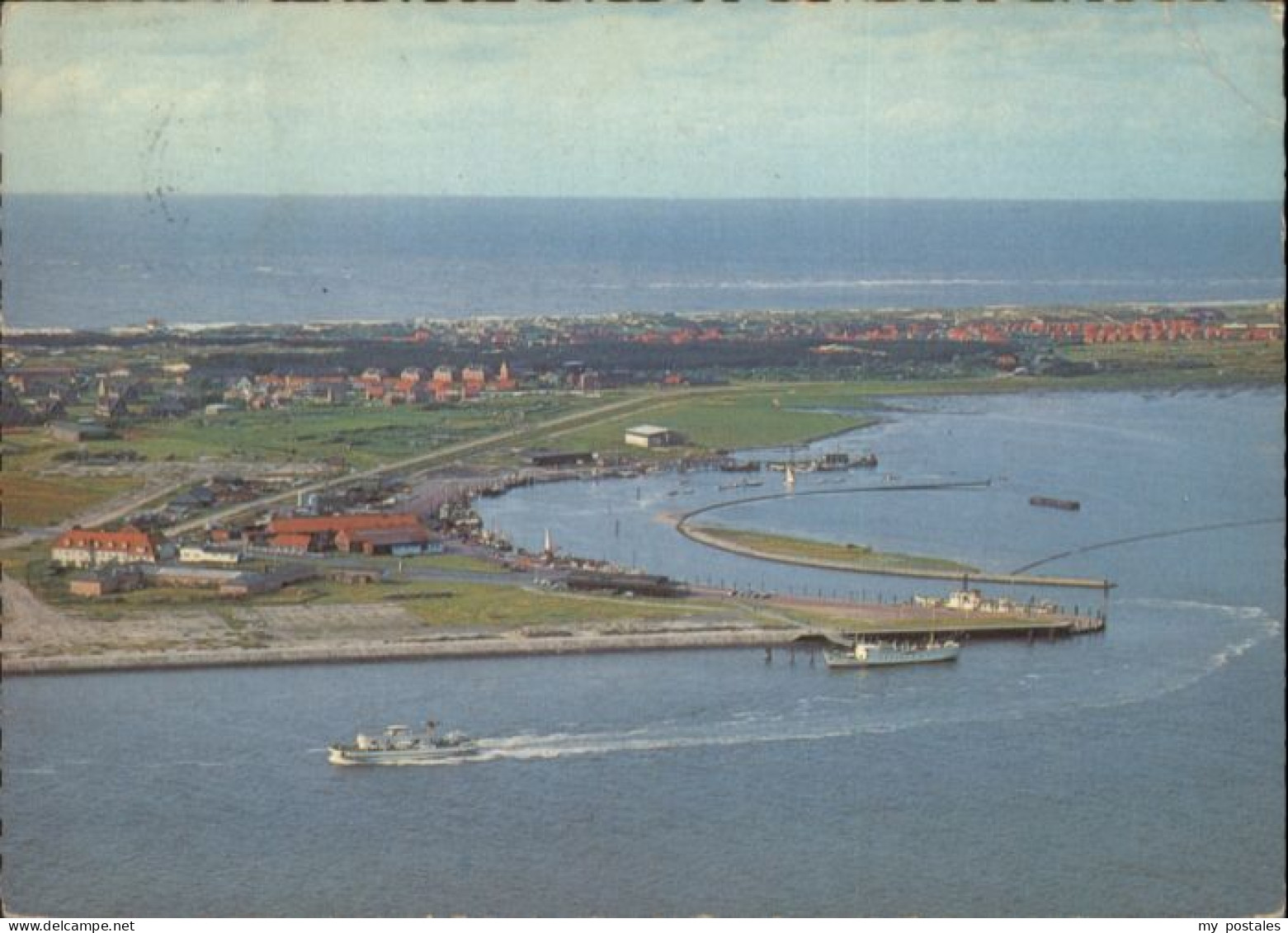 Norderney Nordseebad Norderney Fliegeraufnahme Hafen