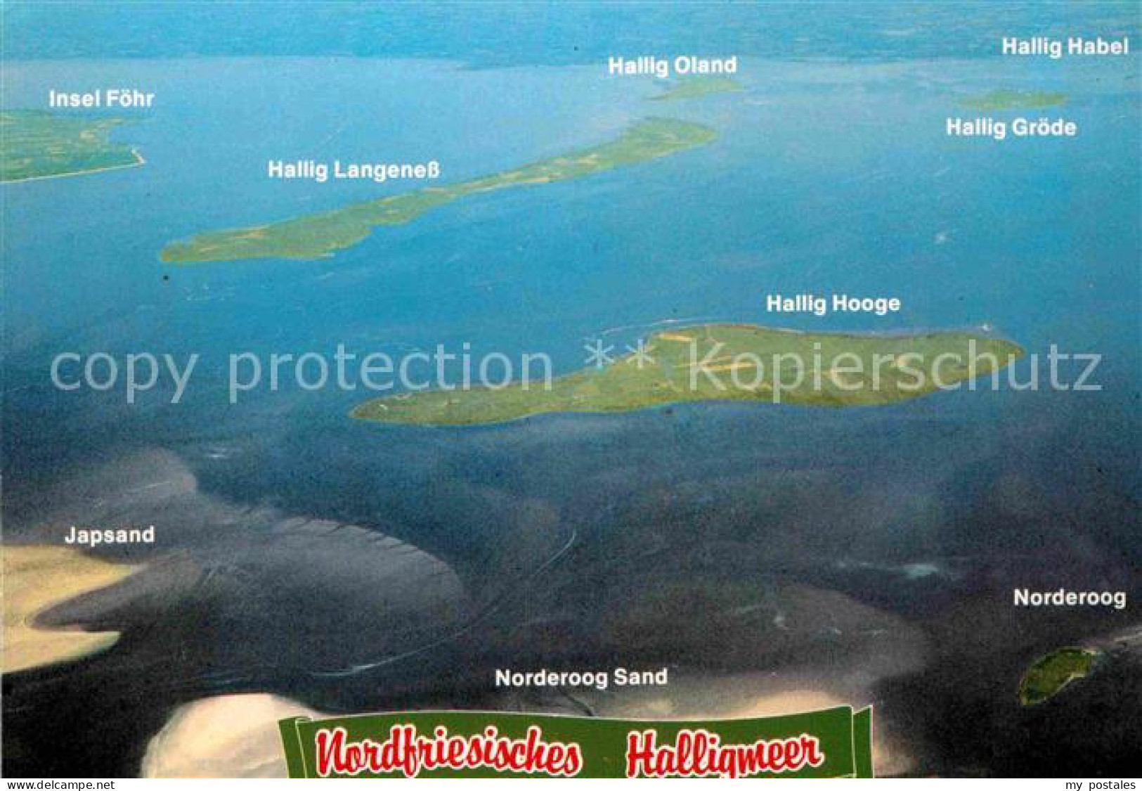 Nordfriesland Nordfriesisches Halligmeer Halligen Inseln Fliegeraufnahme
