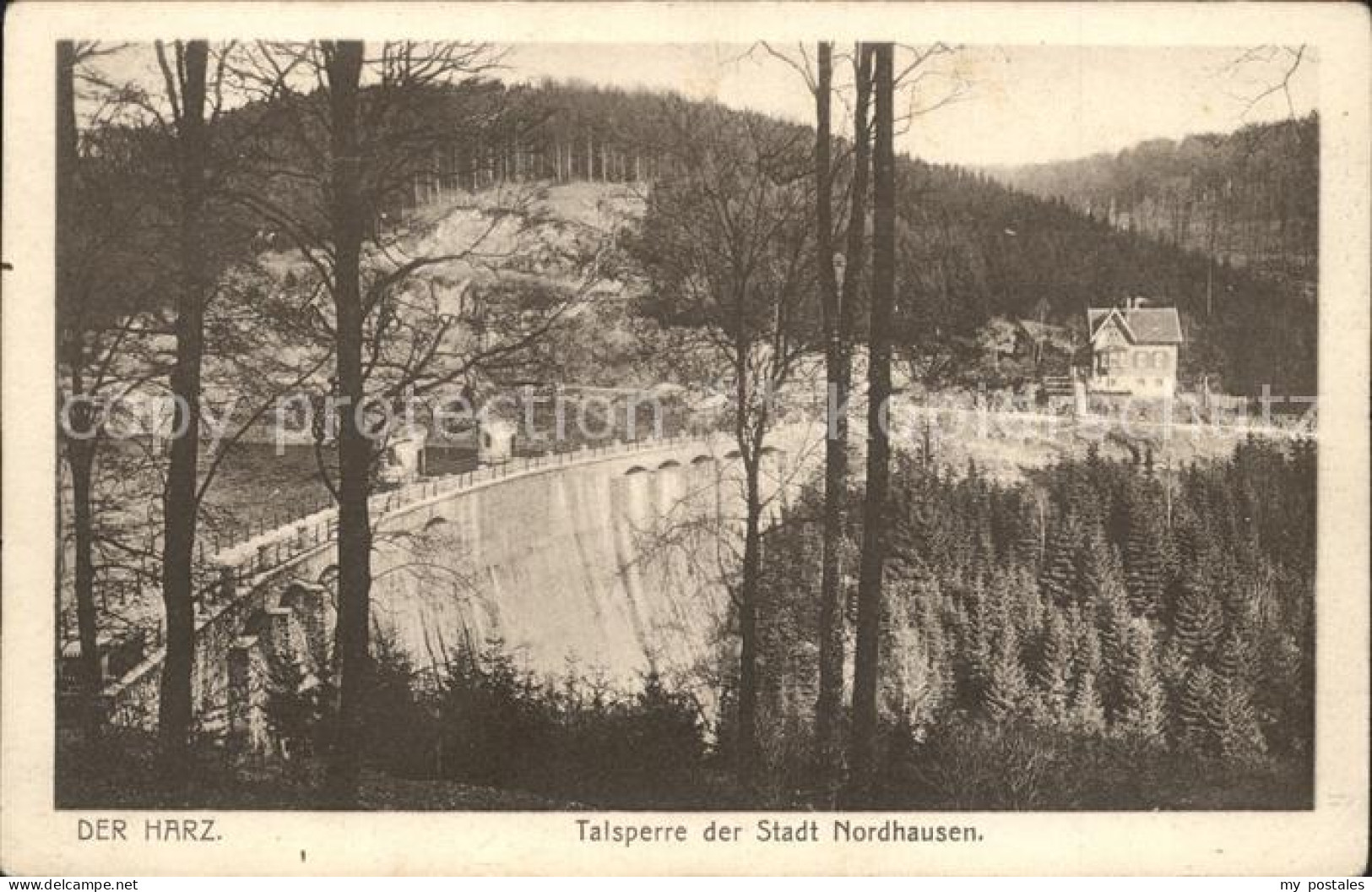 Nordhausen Thueringen Talsperre der Stadt Nordhausen