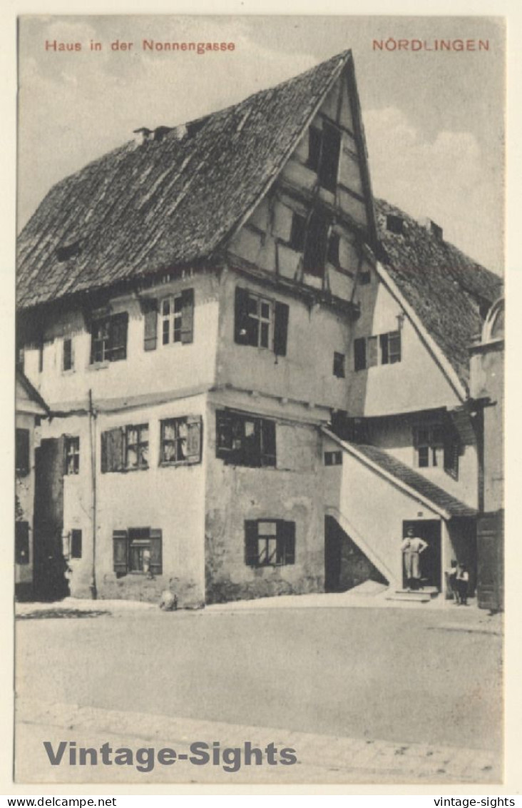 Nördlingen / Germany: Haus In Der Nonnengasse (Vintage PC)