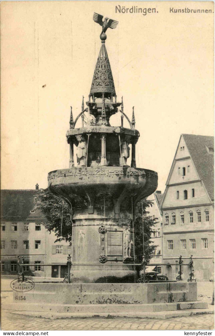 Nördlingen - Kunstbrunnen
