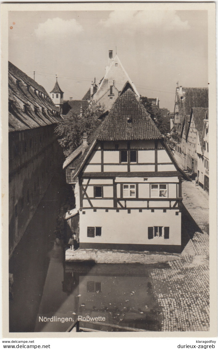 Nördlingen, Roßwette photopostcard unused b170312
