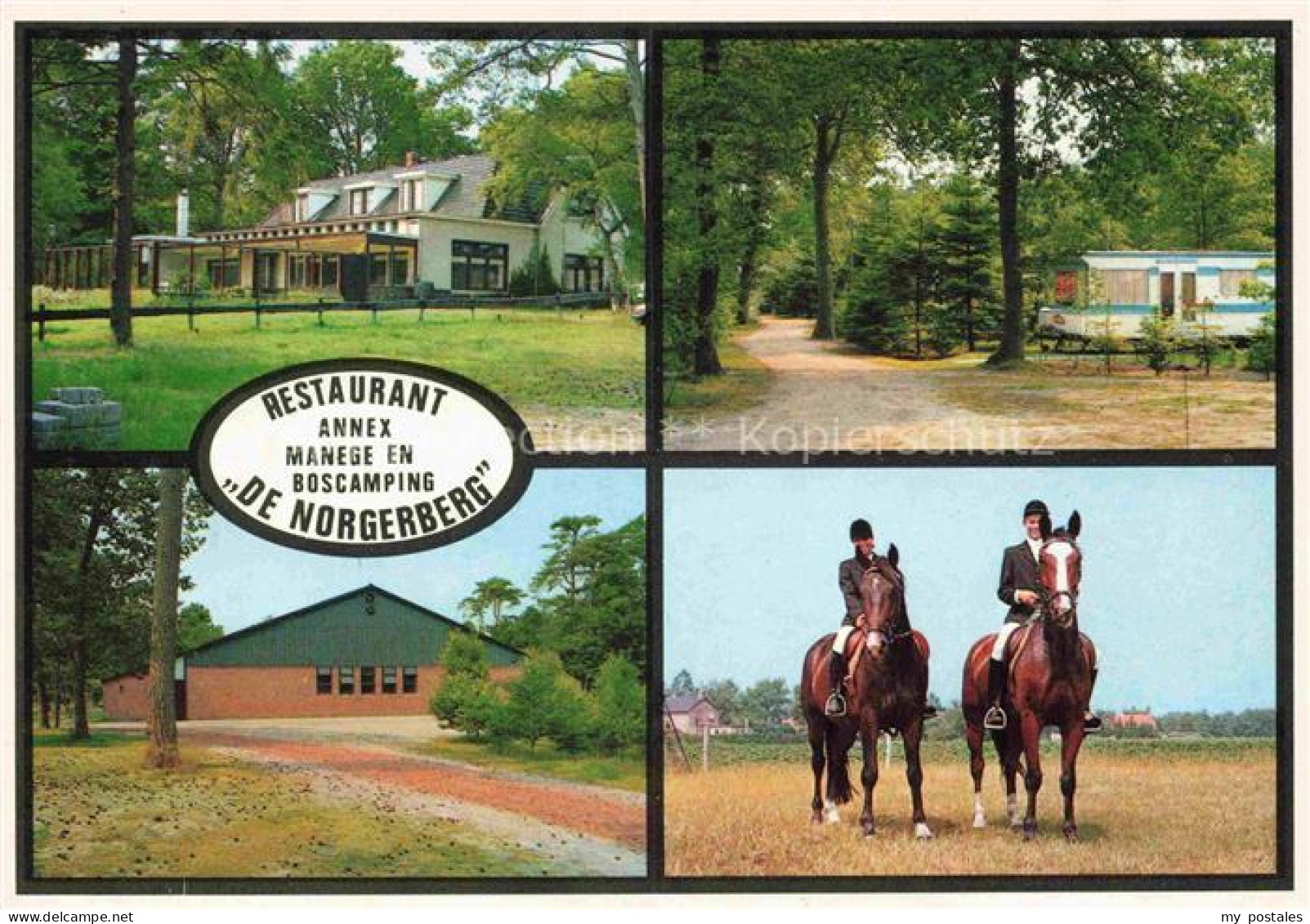 Norg Drenthe NL Café Restaurant Manege Camping De Norgerberg Nota Reithalle Ausr