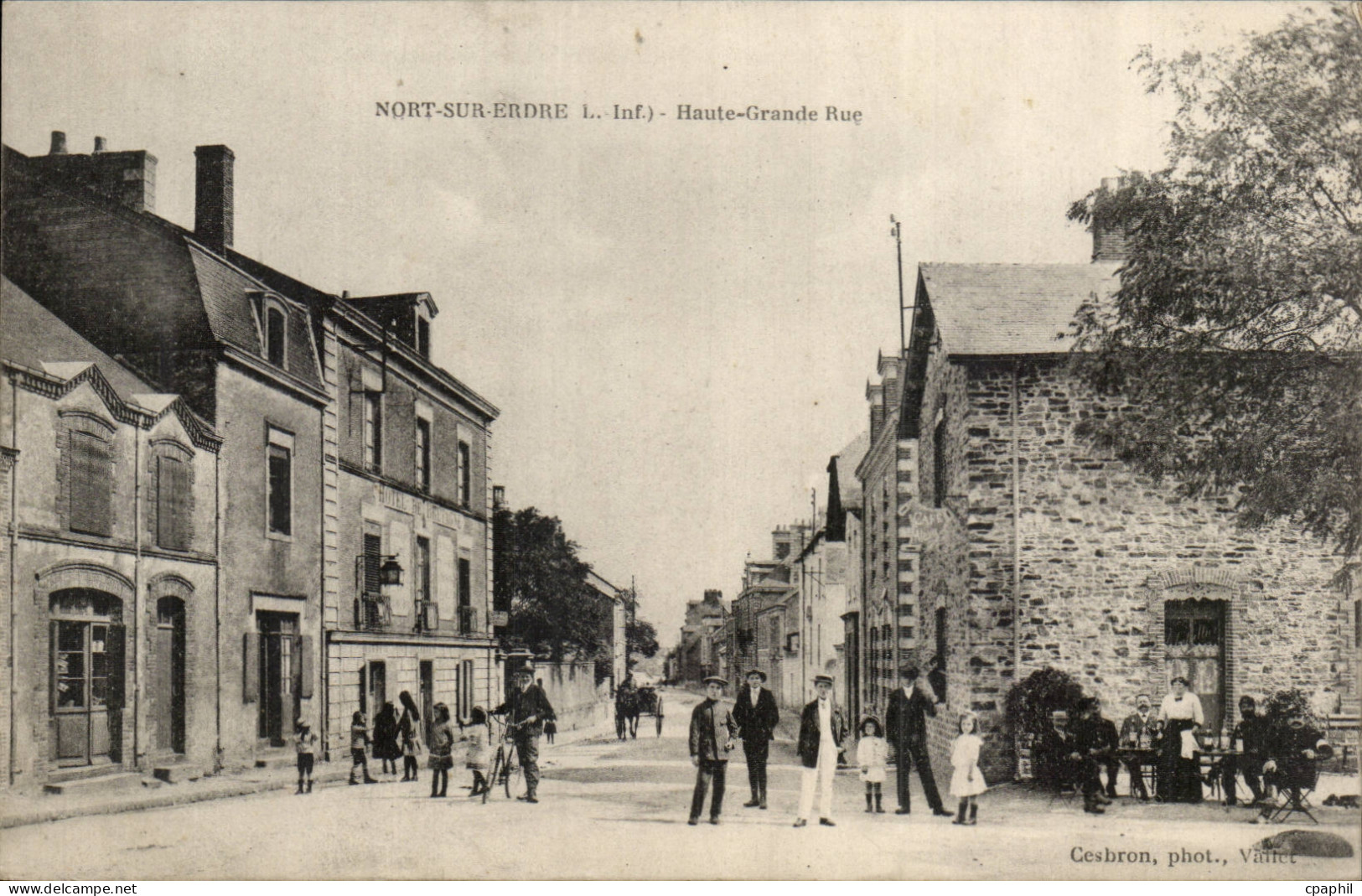 Nort sur Erdre CPA Haute Grande rue