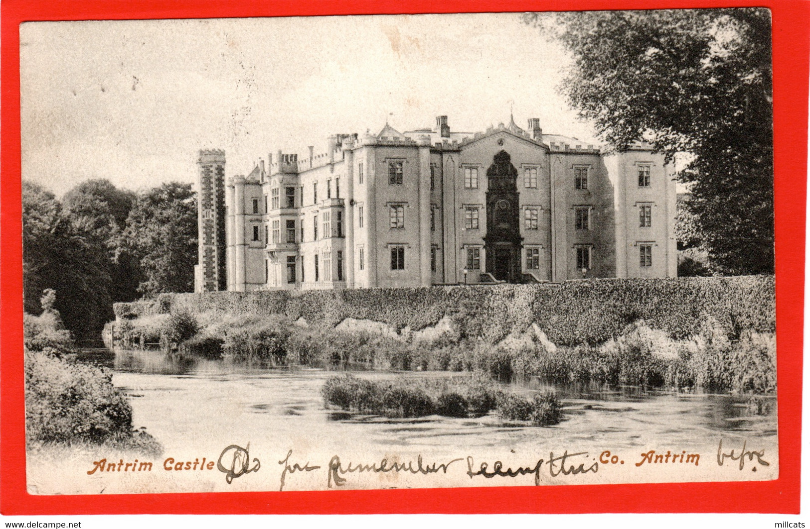 NORTHERN IRELAND  ANTRIM   ANTRIM CASTLE  pu 1904
