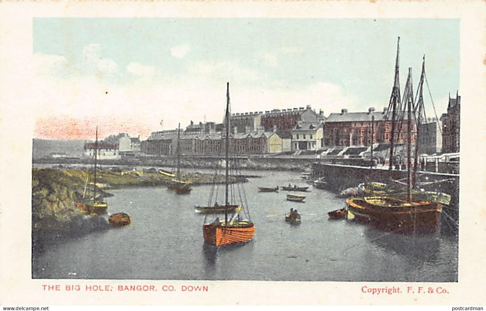 Northern Ireland - BANGOR Co. Down - The Big Hole - Publ. F.F. & Co.