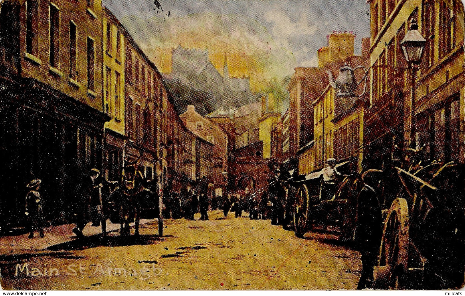 NORTHERN IRELAND CO ARMAGH    ARMAGH   MAIN ST pu 1910