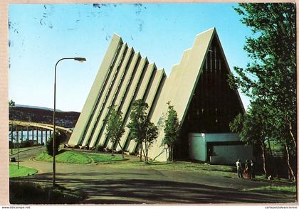 04627 / Norway Norge TROMSDALEN Church TROMSIØ Kirke Ishavskatedralen 1980s Noorwegen Norwegen Norvegia