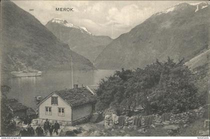 Merok Norwegen Schiff