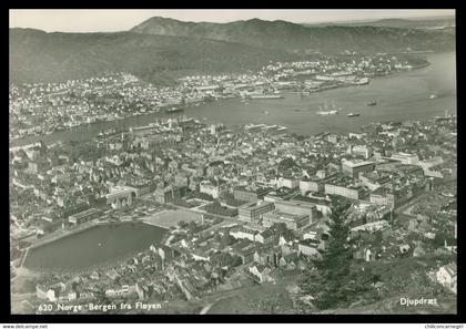 Noorwegen - Norway - Norge - Nordfjord - Bergen fra Floyen - Edit. DJUPDRAET