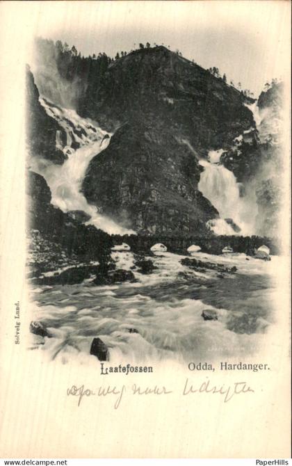 Noorwegen Norway - Odda - Låtefossen
