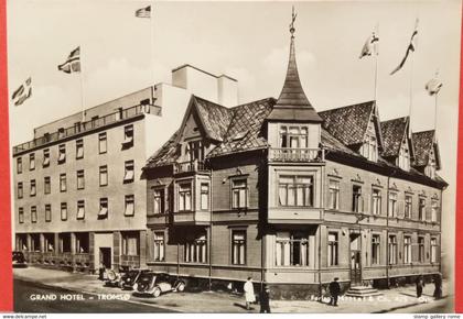 NORVEGIA - CARTOLINA - NUOVA - GRAND HOTEL TROMSØ - ANNI '50