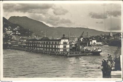 Bergen Norwegen Hafen