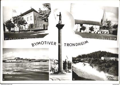 Trondheim Stiftsgarden Erkebispegarden Munkholmen Olav Trygvason statuen Fossest