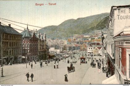 Noorwegen Norway - Bergen - Torvet