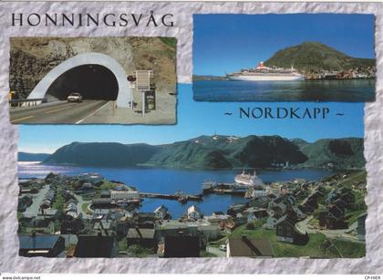 NORVEGIA  NORGE  NOREG  NORWAY - HONNINGSVAG - NORDKAPP + CACHET BATEAU NAVIRE  MS MIDNATSOL