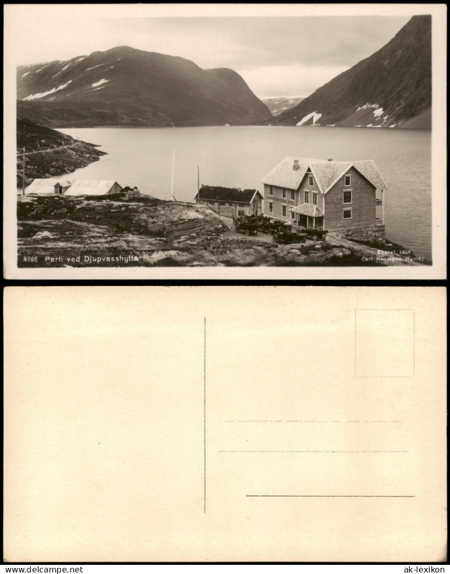 Norwegen Norge Norwegen Parti ved Djupvasshytta Fjord Norway 1920