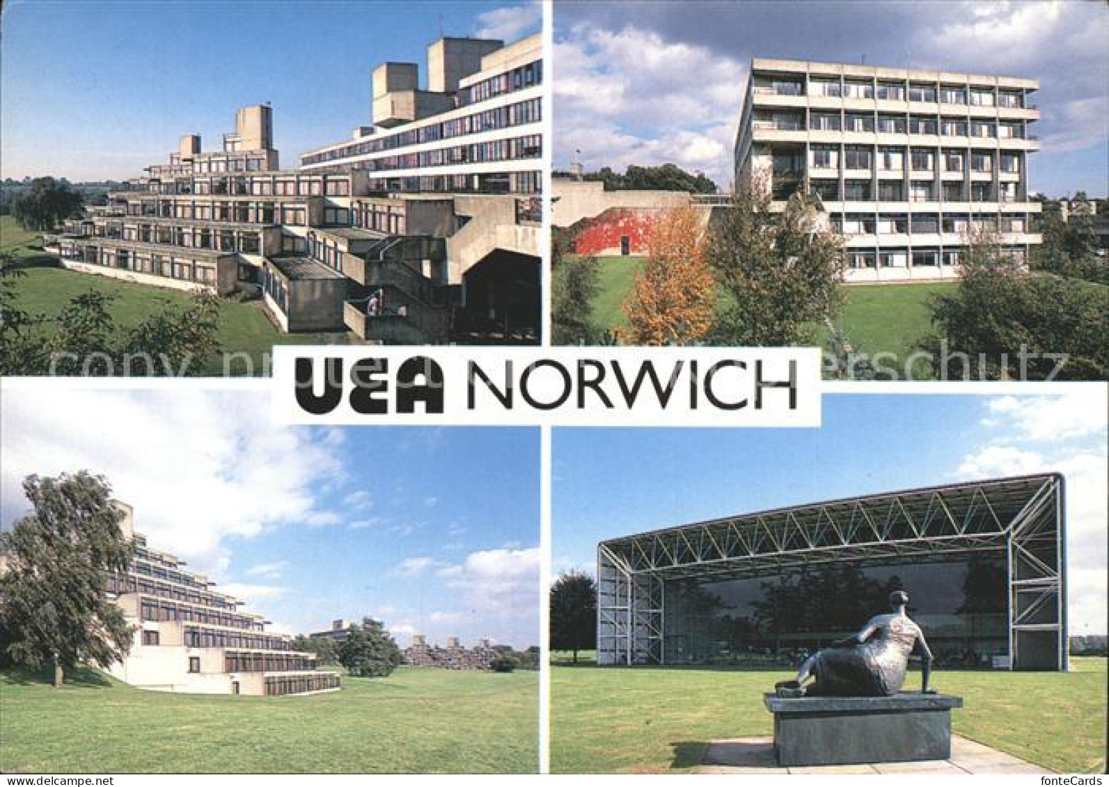 Norwich UK UEA Norwich Universitaetsgelaende