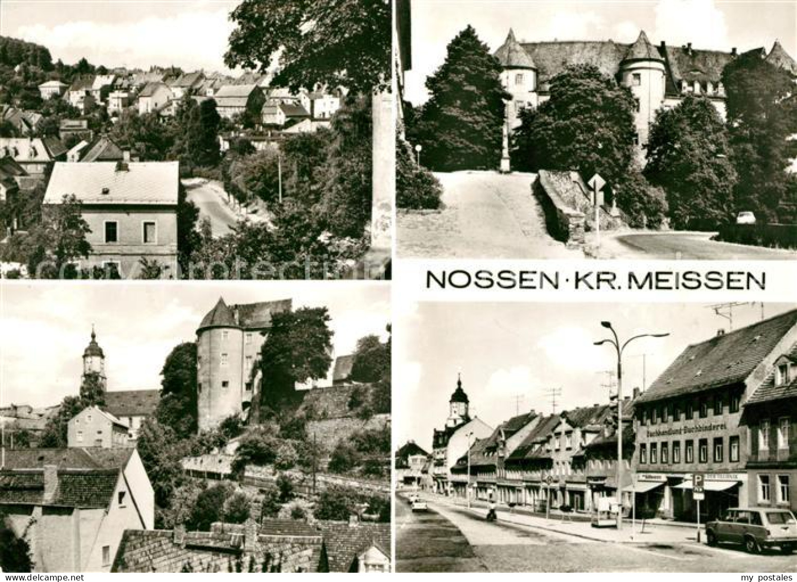 Nossen Burg Ortsansichten