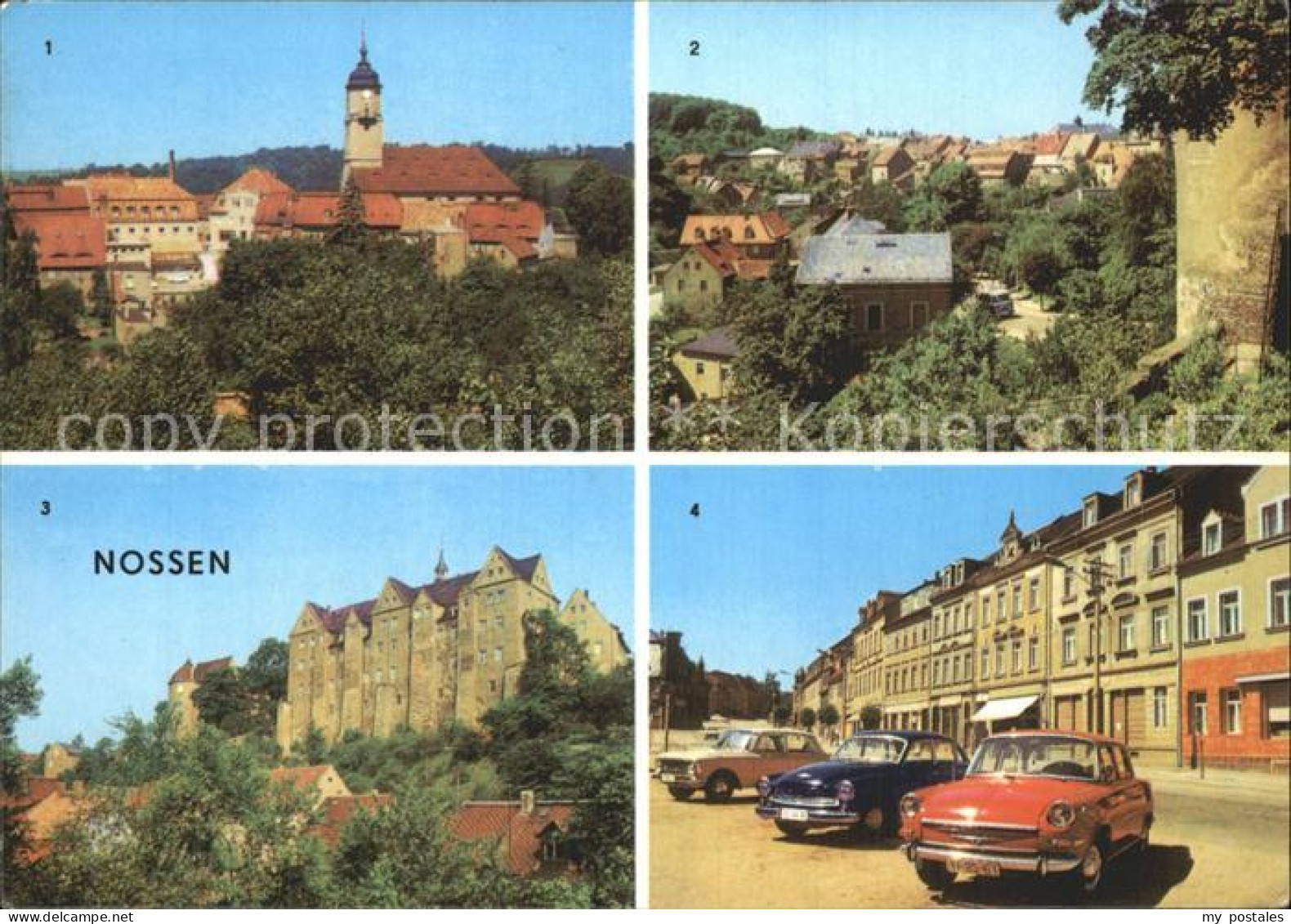 Nossen Schloss Markt