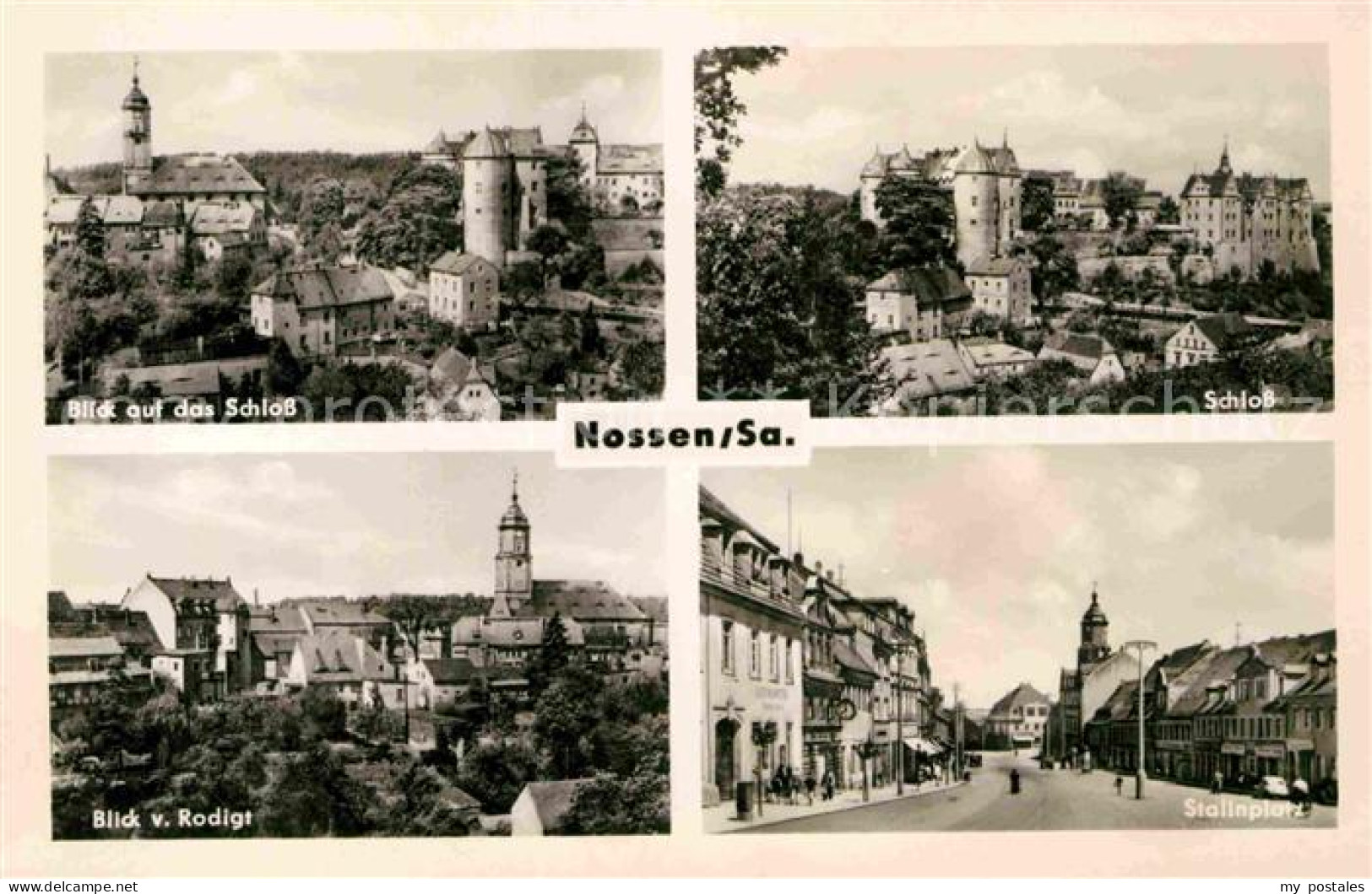 Nossen Schloss Stalinplatz Rodigt